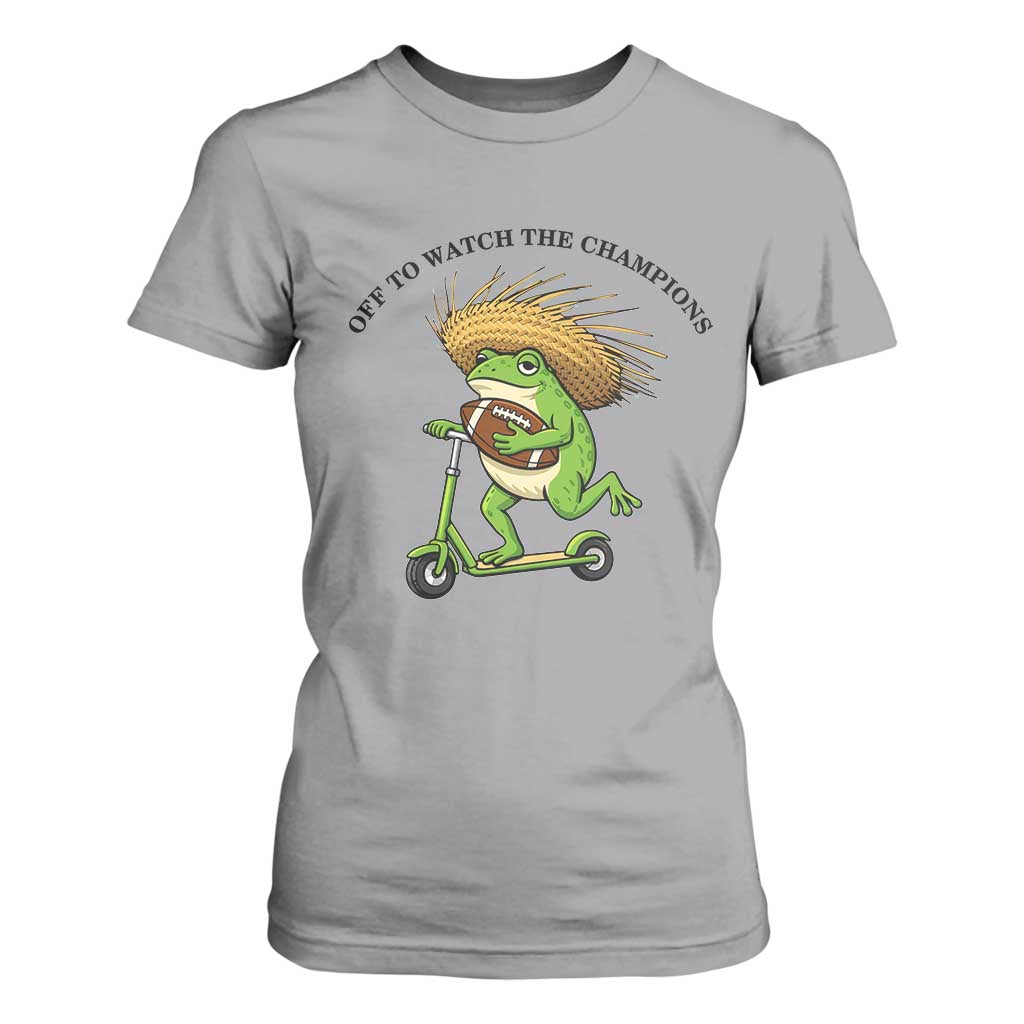 Seattle Championship 2026 T Shirt For Women Funny Frog Football TS14 Sport Gray Print Your Wear