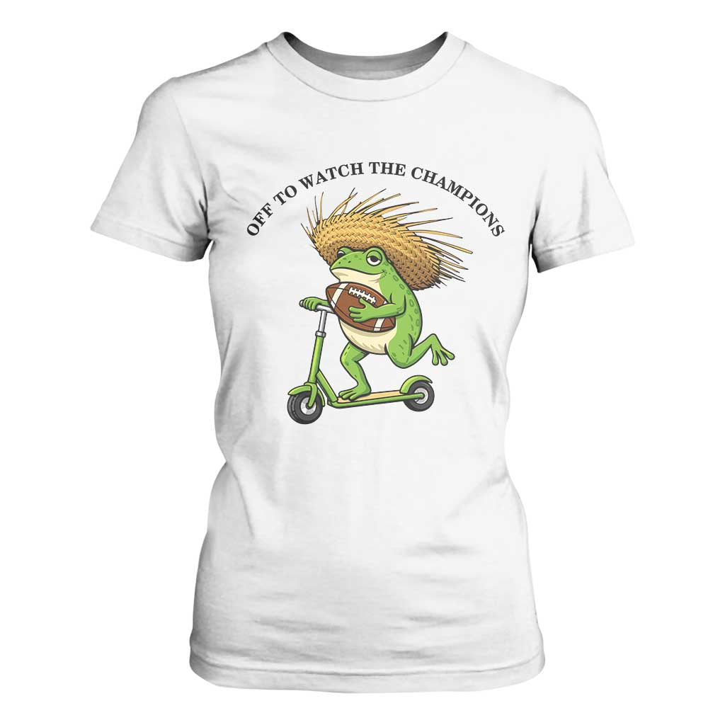 Seattle Championship 2026 T Shirt For Women Funny Frog Football TS14 White Print Your Wear