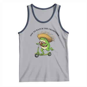 Seattle Championship 2026 Tank Top Funny Frog Football TS14 Athletic Heather Navy Print Your Wear