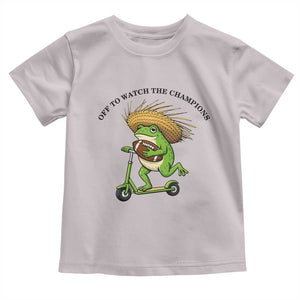 Seattle Championship 2026 Toddler T Shirt Funny Frog Football TS14 Ice Gray Print Your Wear