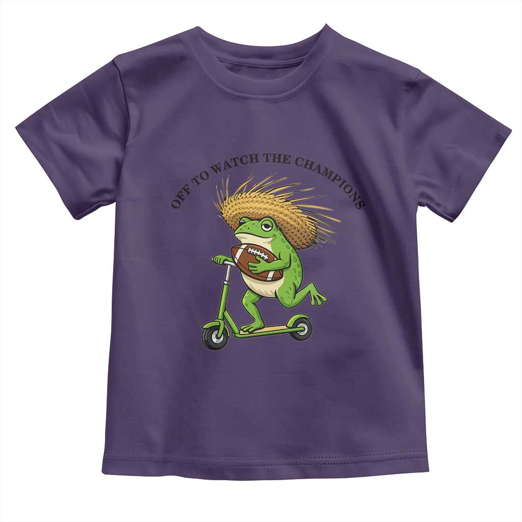 Seattle Championship 2026 Toddler T Shirt Funny Frog Football TS14 Purple Print Your Wear