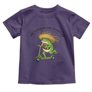 Seattle Championship 2026 Toddler T Shirt Funny Frog Football TS14 Purple Print Your Wear