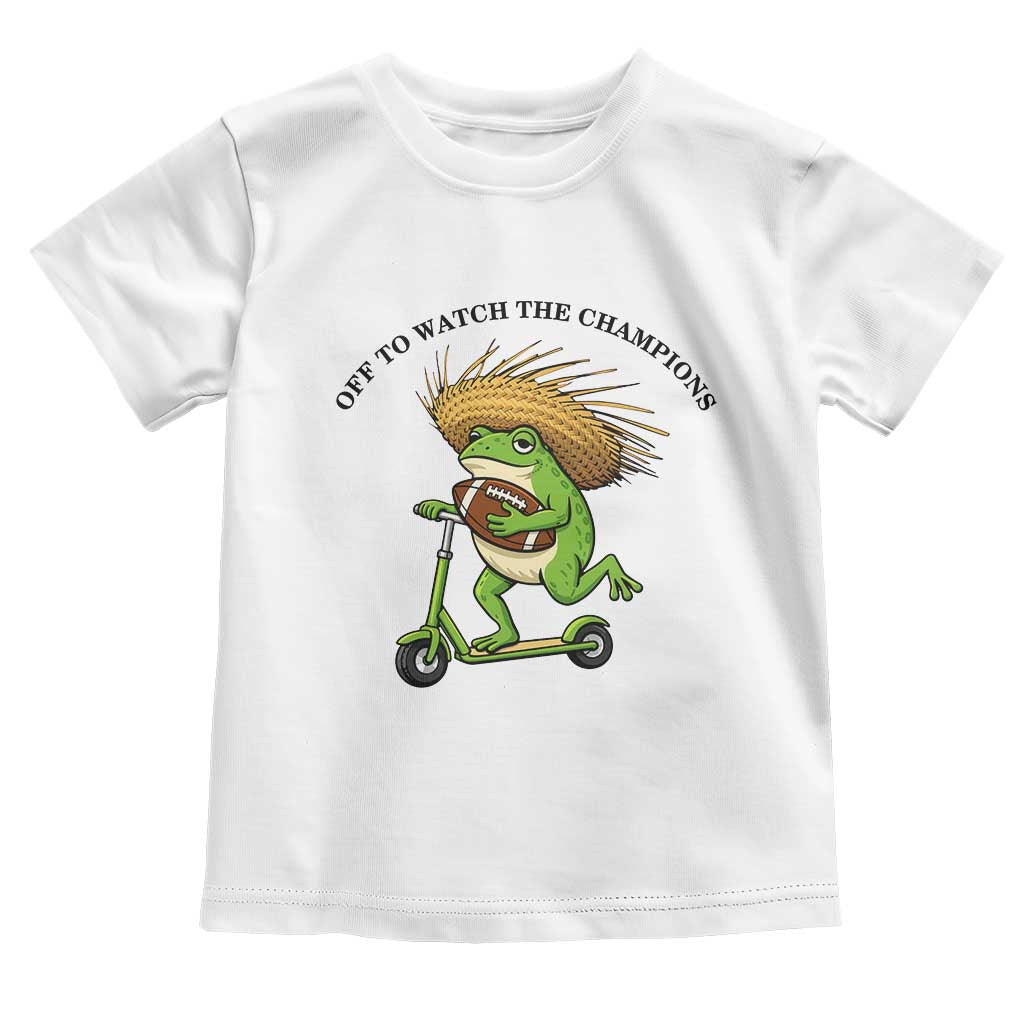 Seattle Championship 2026 Toddler T Shirt Funny Frog Football TS14 White Print Your Wear