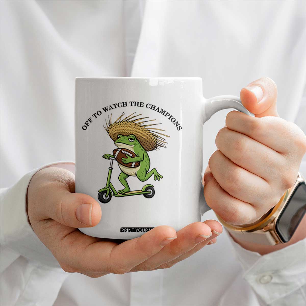 Seattle Championship 2026 Coffee Mug Funny Frog Football TS14 Print Your Wear