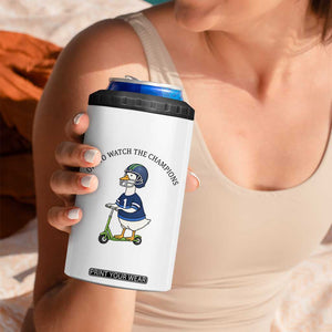Funny Seattle Goose 2026 4 in 1 Can Cooler Tumbler Off To Watch The Champions TS14 Print Your Wear