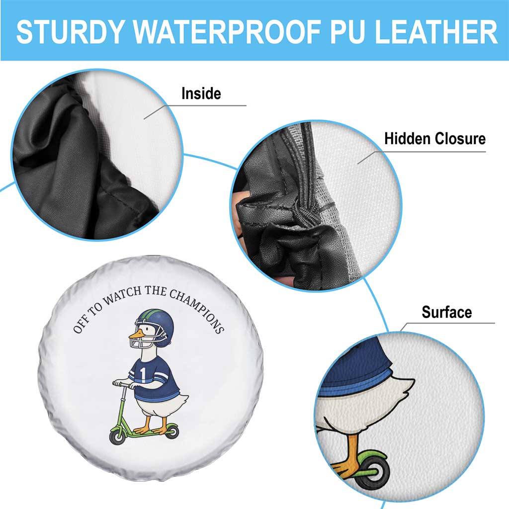 Funny Seattle Goose 2026 Spare Tire Cover Off To Watch The Champions TS14 Print Your Wear