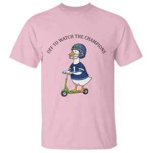 Funny Seattle Goose 2026 T Shirt Off To Watch The Champions TS14 Light Pink Print Your Wear
