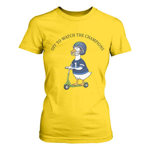 Funny Seattle Goose 2026 T Shirt For Women Off To Watch The Champions TS14 Daisy Print Your Wear