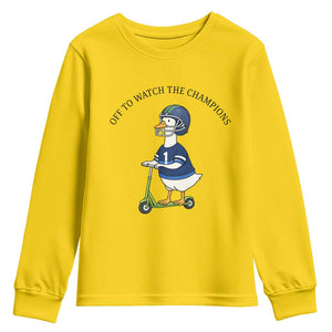 Funny Seattle Goose 2026 Youth Sweatshirt Off To Watch The Champions TS14 Daisy Print Your Wear