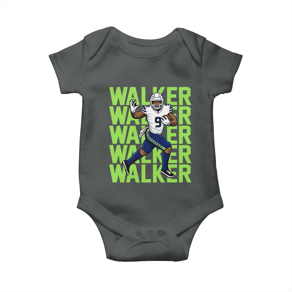 Seattle Championship 2026 Baby Onesie TS14 Dark Heather Print Your Wear