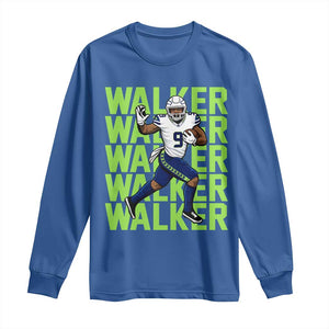 Seattle Championship 2026 Long Sleeve Shirt TS14 Royal Blue Print Your Wear