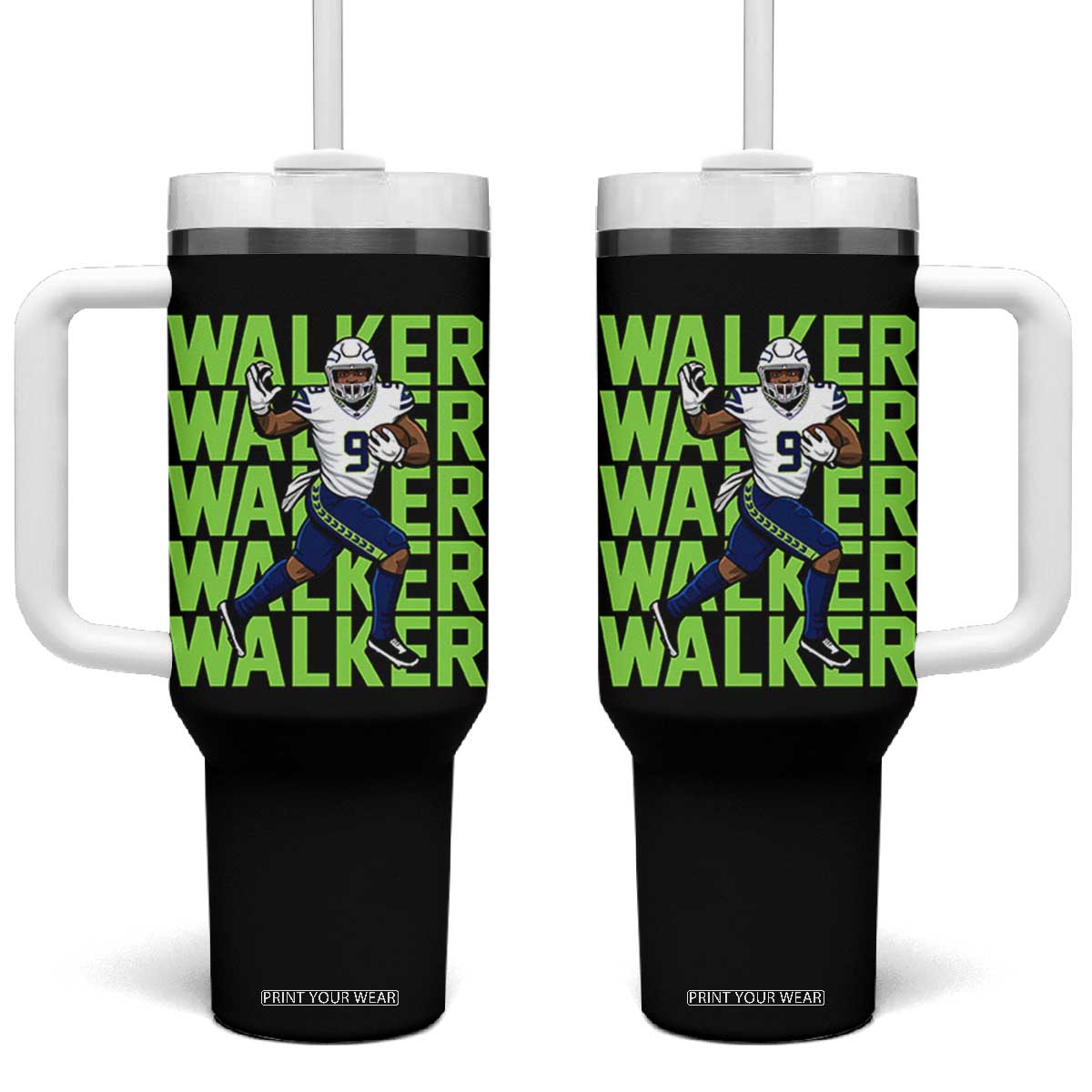 Seattle Championship 2026 Tumbler With Handle TS14 One Size: 40 oz Black Print Your Wear