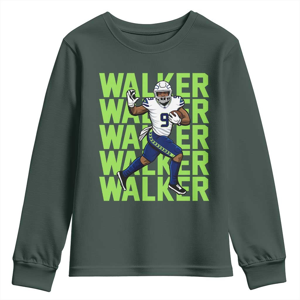 Seattle Championship 2026 Youth Sweatshirt TS14 Dark Forest Green Print Your Wear
