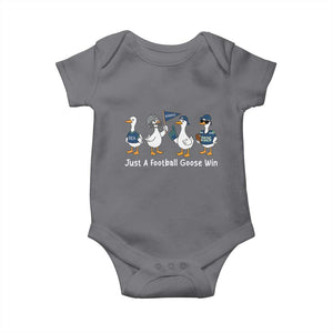 Seattle 2026 Baby Onesie Just A Football Goose Win TS14 Charcoal Print Your Wear