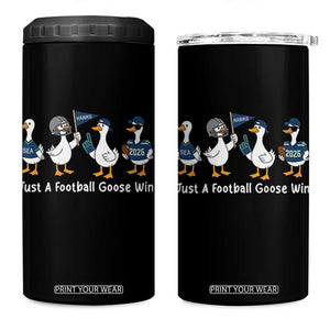 Seattle 2026 4 in 1 Can Cooler Tumbler Just A Football Goose Win TS14 One Size: 16 oz Black Print Your Wear