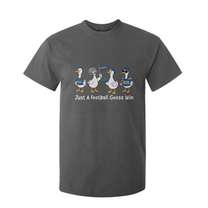 Seattle 2026 T Shirt For Kid Just A Football Goose Win TS14 Dark Heather Print Your Wear