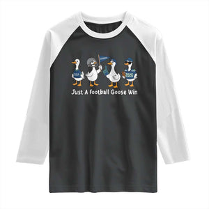 Seattle 2026 Raglan Shirt Just A Football Goose Win TS14 Black White Print Your Wear