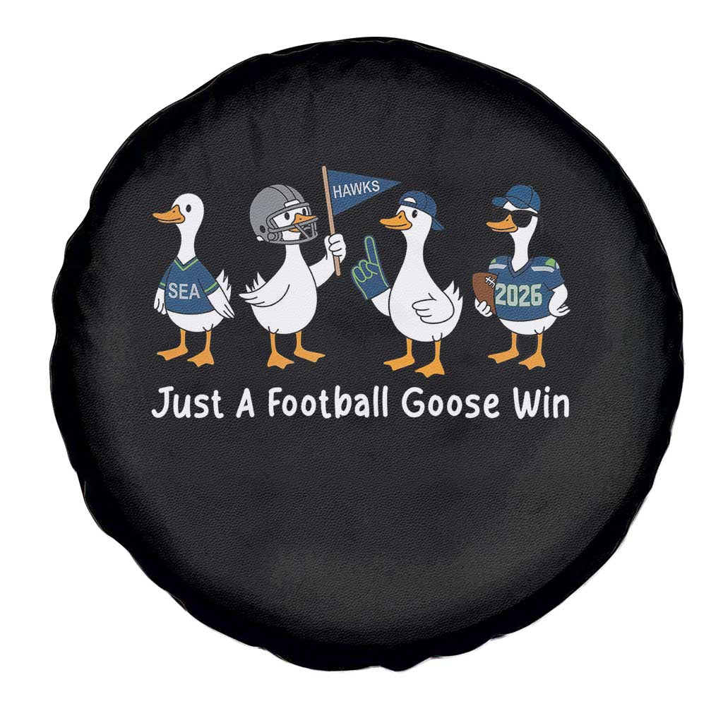 Seattle 2026 Spare Tire Cover Just A Football Goose Win TS14 Print Your Wear
