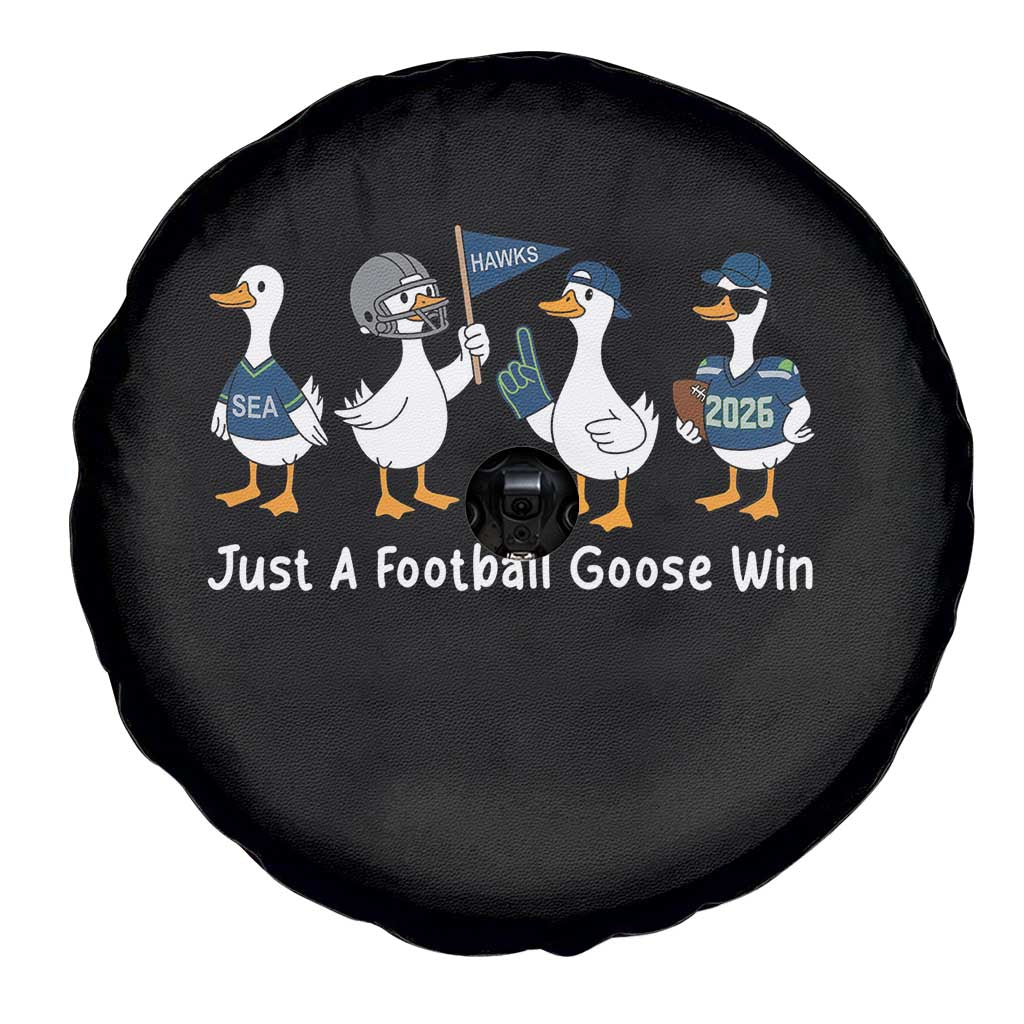 Seattle 2026 Spare Tire Cover Just A Football Goose Win TS14 Print Your Wear