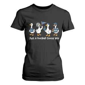 Seattle 2026 T Shirt For Women Just A Football Goose Win TS14 Black Print Your Wear