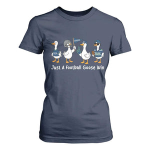 Seattle 2026 T Shirt For Women Just A Football Goose Win TS14 Navy Print Your Wear