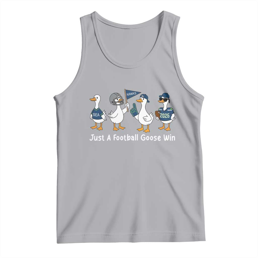 Seattle 2026 Tank Top Just A Football Goose Win TS14 Athletic Heather Print Your Wear