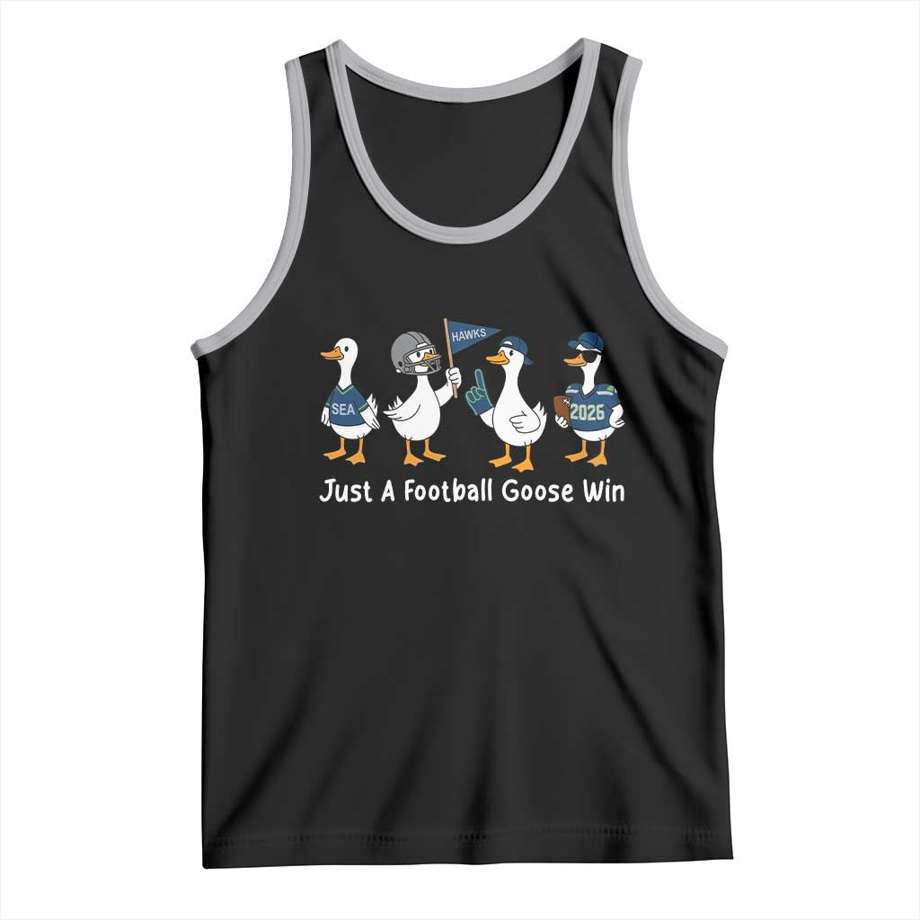 Seattle 2026 Tank Top Just A Football Goose Win TS14 Black Athletic Heather Print Your Wear