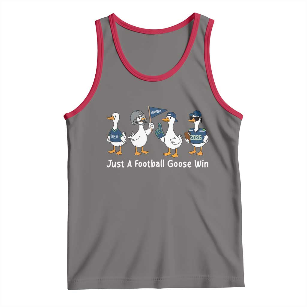 Seattle 2026 Tank Top Just A Football Goose Win TS14 Deep Heather Red Print Your Wear