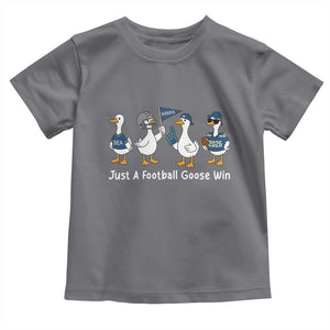 Seattle 2026 Toddler T Shirt Just A Football Goose Win TS14 Charcoal Print Your Wear