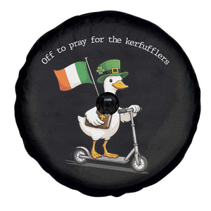 Funny Goose Christian St Patrick's Day Spare Tire Cover Off To Pray For The Kerfufflers TS14 Print Your Wear