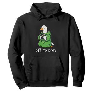 Christian Goose St Patrick's Day Hoodie Off To Pray TS14 Black Print Your Wear