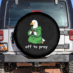 Christian Goose St Patrick's Day Spare Tire Cover Off To Pray TS14 No hole Black Print Your Wear