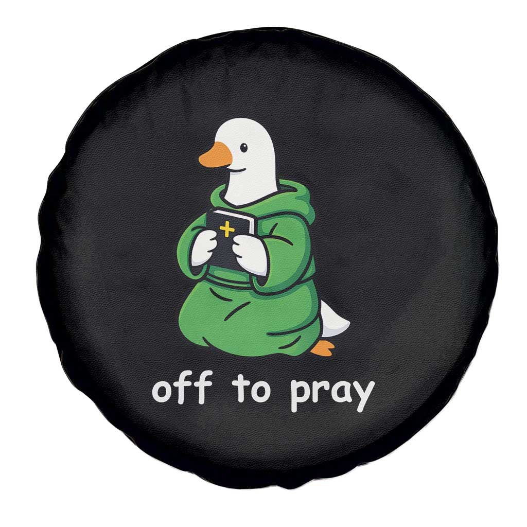 Christian Goose St Patrick's Day Spare Tire Cover Off To Pray TS14 Print Your Wear
