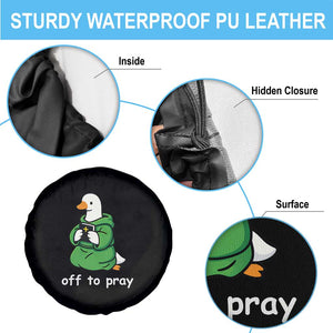Christian Goose St Patrick's Day Spare Tire Cover Off To Pray TS14 Print Your Wear