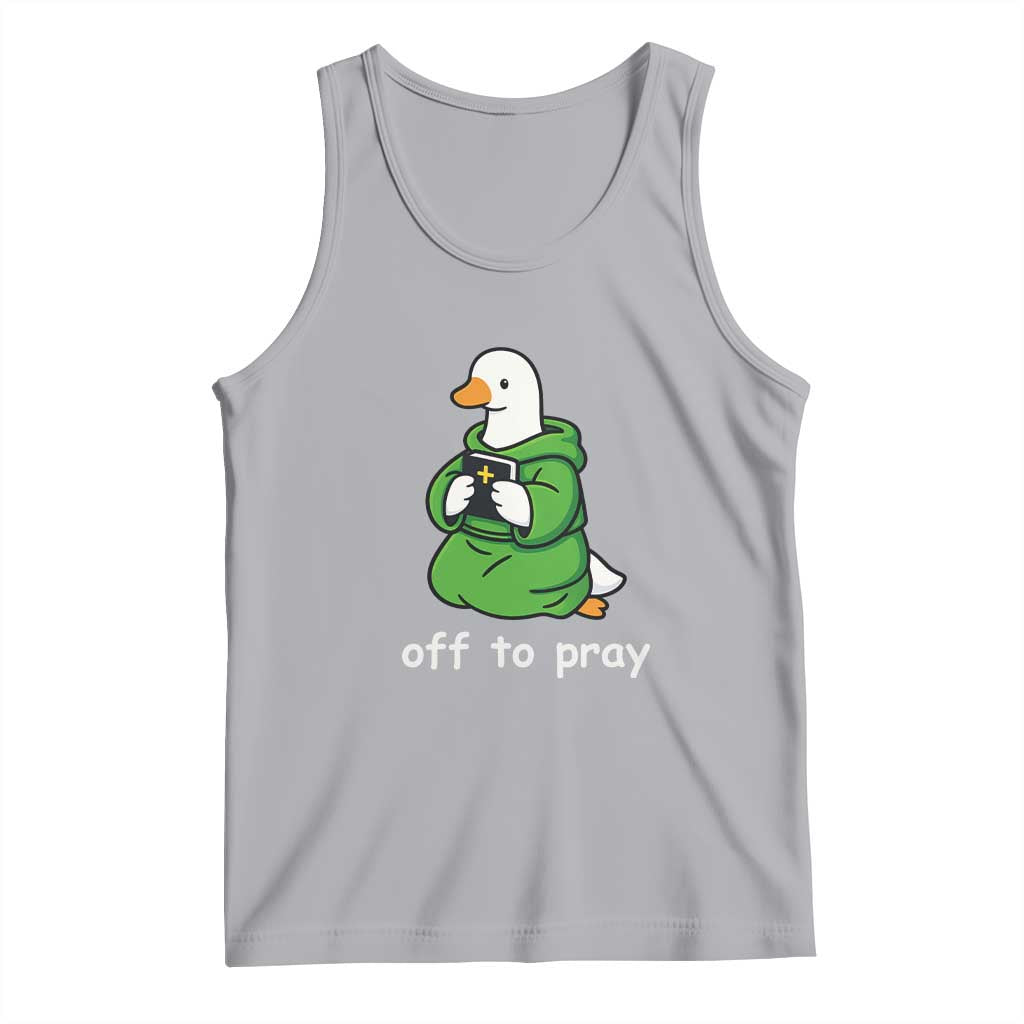 Christian Goose St Patrick's Day Tank Top Off To Pray TS14 Athletic Heather Print Your Wear