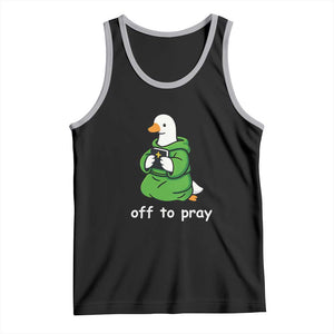 Christian Goose St Patrick's Day Tank Top Off To Pray TS14 Black Athletic Heather Print Your Wear