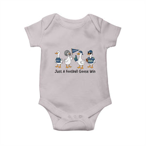 Funny Seattle 2026 Baby Onesie Just A Football Goose Win TS14 Ice Gray Print Your Wear