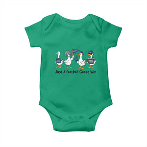 Funny Seattle 2026 Baby Onesie Just A Football Goose Win TS14 Irish Green Print Your Wear