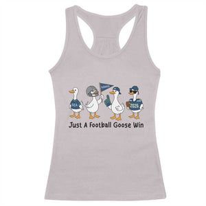 Funny Seattle 2026 Racerback Tank Top Just A Football Goose Win TS14 Ice Gray Print Your Wear