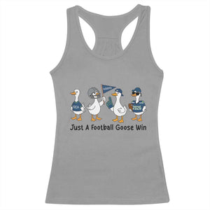 Funny Seattle 2026 Racerback Tank Top Just A Football Goose Win TS14 Sport Gray Print Your Wear