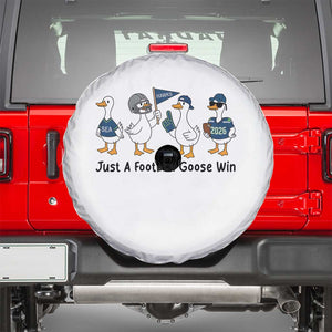 Funny Seattle 2026 Spare Tire Cover Just A Football Goose Win TS14 White Print Your Wear