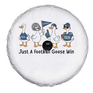 Funny Seattle 2026 Spare Tire Cover Just A Football Goose Win TS14 Print Your Wear