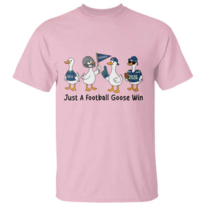 Funny Seattle 2026 T Shirt Just A Football Goose Win TS14 Light Pink Print Your Wear