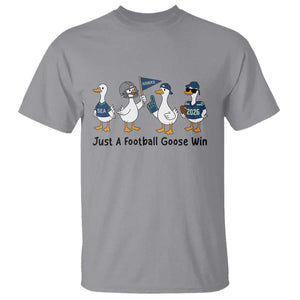 Funny Seattle 2026 T Shirt Just A Football Goose Win TS14 Sport Gray Print Your Wear