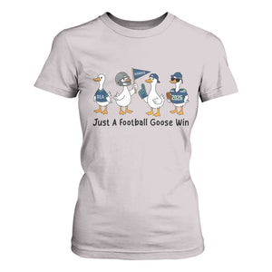 Funny Seattle 2026 T Shirt For Women Just A Football Goose Win TS14 Ice Gray Print Your Wear