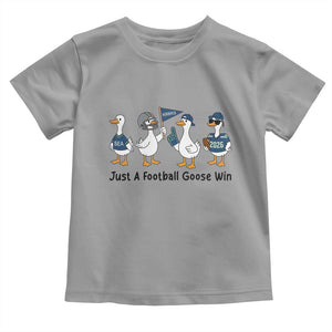 Funny Seattle 2026 Toddler T Shirt Just A Football Goose Win TS14 Sport Gray Print Your Wear