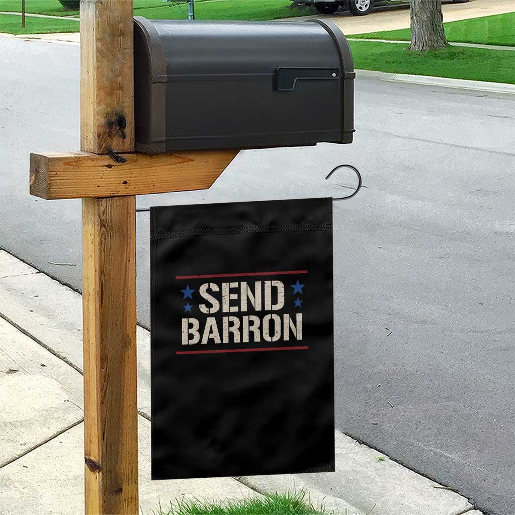 Send Barron Garden Flag Viral Hashtag Political Protest TS14 Print Your Wear
