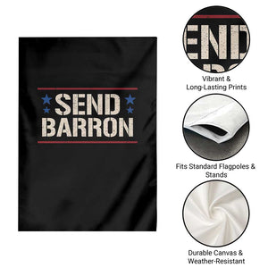 Send Barron Garden Flag Viral Hashtag Political Protest TS14 Print Your Wear