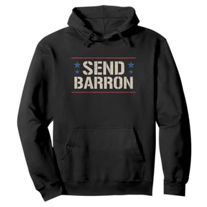 Send Barron Hoodie Viral Hashtag Political Protest TS14 Black Print Your Wear