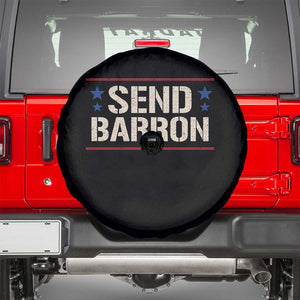 Send Barron Spare Tire Cover Viral Hashtag Political Protest TS14 Black Print Your Wear